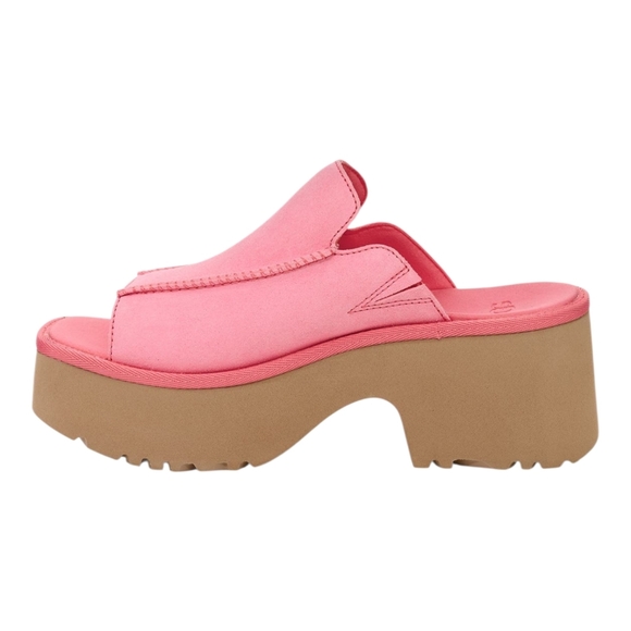 UGG Pink Newest Platform Slide Sandals Heels - Picture 4 of 12